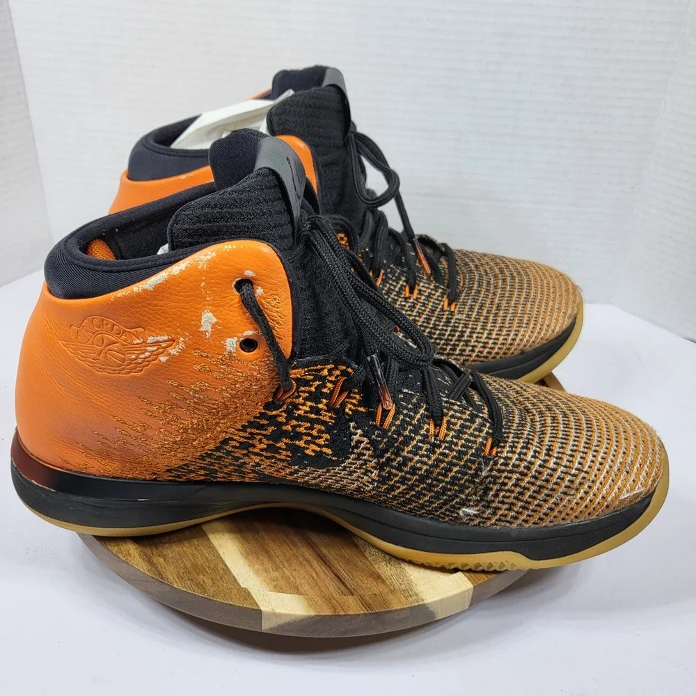 Nike Air Jordan 31 Shattered Backboard Orange Black 845037‎ Mens Size 11.5 Read*